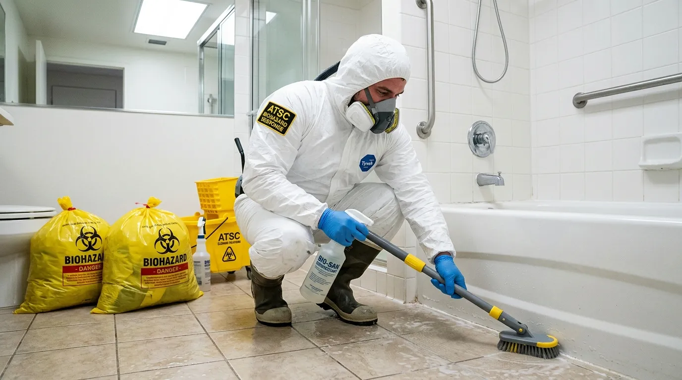 Decontamination equipment deployed for Blood Cleanup in Gorham